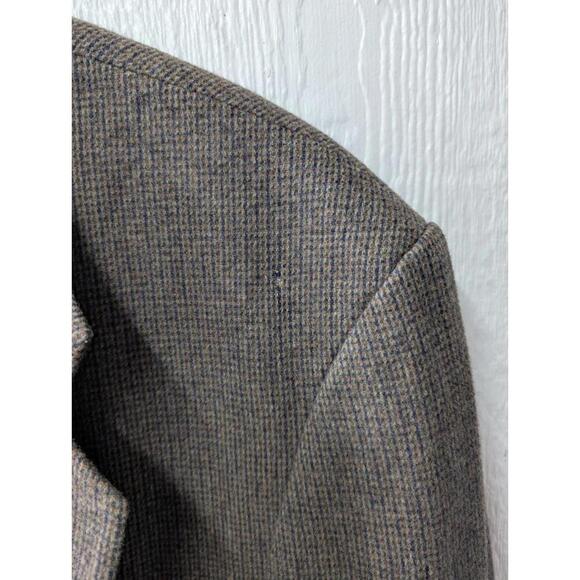 Robert Stock Camel Hair Wool Tweed Blazer Sport Coat Heritage Classic Size 48R - Picture 3 of 7